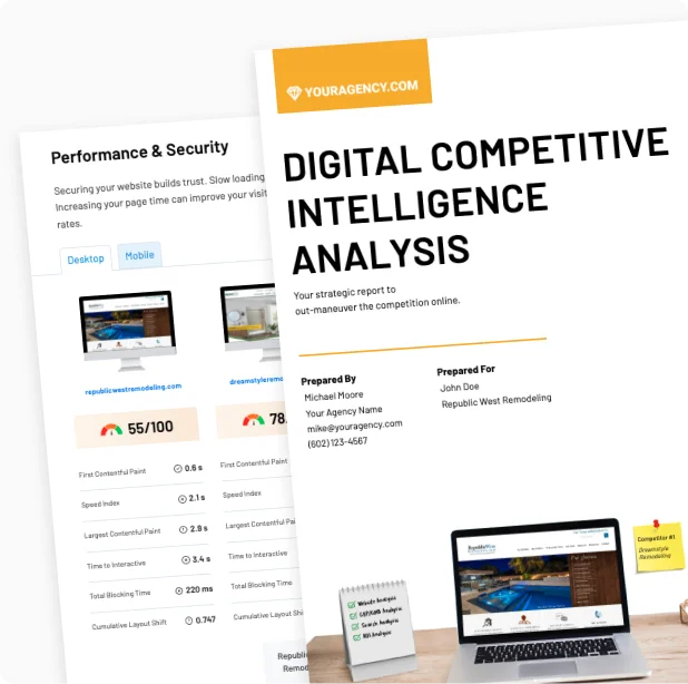 Digital competitive Intelligence  audit