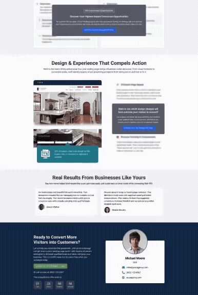 Landing page lead magnet