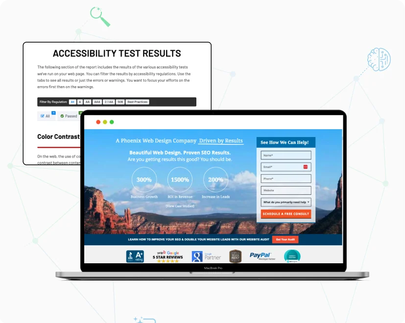 Our tool interprets accessibility like compliance experts do