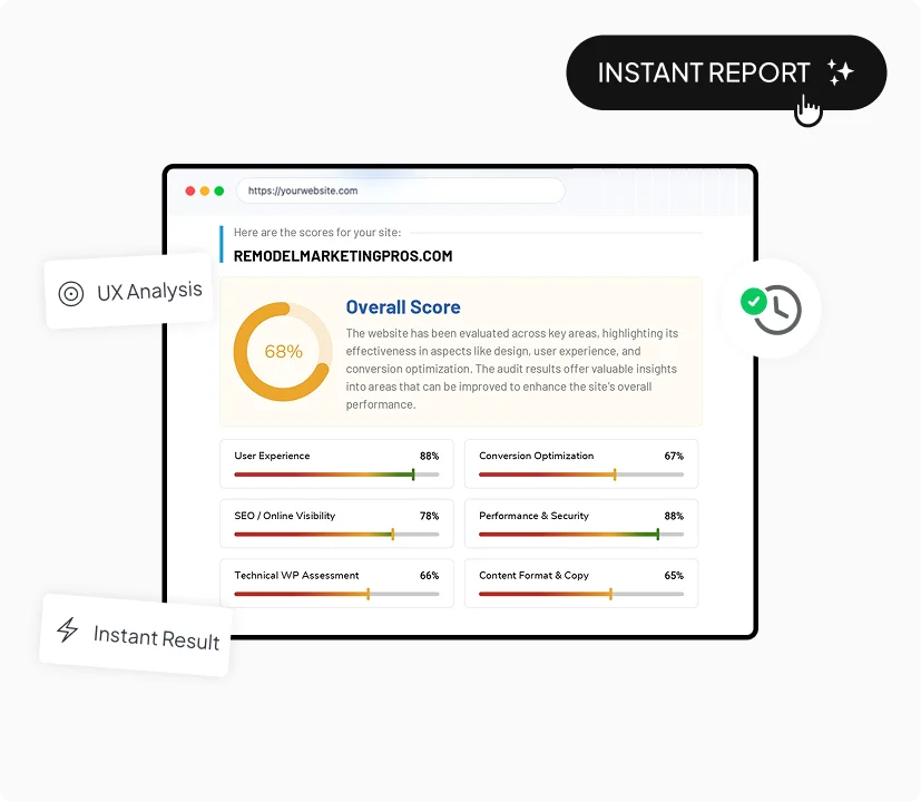 Save hours on audits & sales prep work